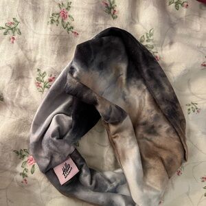 Black, Grey and Brown Tie-Dye Headband